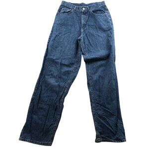 Lee Men Jeans 29 Measured Blue Denim Straight Leg Riveted Vintage Classic Casual